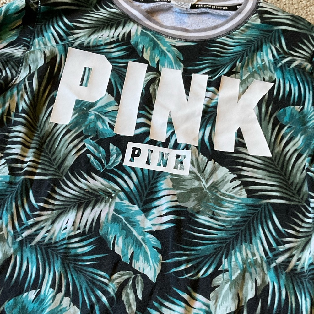 Botanical PINK lightweight sweatshirt